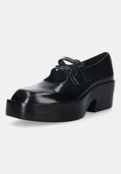 Camper pantofi de piele Billie culoarea negru, cu toc drept, K201805-002 imagine