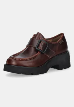 Camper pantofi de piele Milah culoarea maro, cu platforma, K201930-002 imagine
