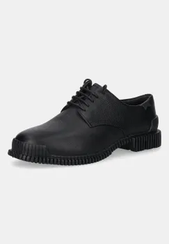 Camper pantofi de piele Pix culoarea negru, cu toc plat, K201851-001 imagine
