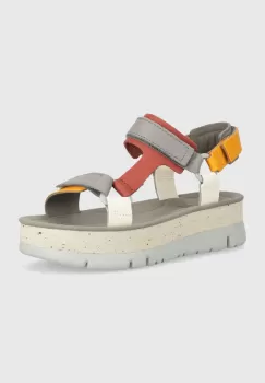 Camper sandale de piele Oruga Up femei, cu platforma, K201037-035 imagine
