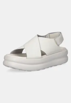 Camper sandale de piele Pelotas Flota Up femei, culoarea alb, cu platforma, K201727-002 imagine