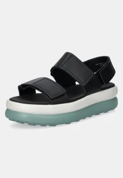 Camper sandale de piele Pelotas Flota Up femei, culoarea negru, cu platforma, K201728-005 imagine