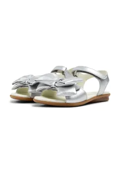 Camper sandale din piele pentru copii Right Kids culoarea argintiu, K800639 imagine