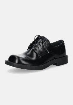 CAMPERLAB pantofi de piele 1978 culoarea negru, cu toc plat, A500002-002 imagine