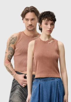 CAMPERLAB tricou din bumbac culoarea portocaliu, AU00030.002 imagine