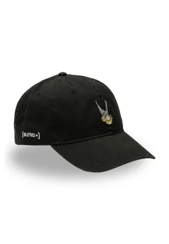 Capslab sapca de baseball din bumbac x Asterix culoarea negru, uni, CL/AST1/1/CD/AST imagine