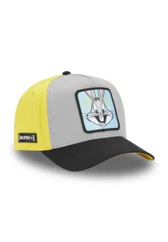 Capslab sapca de baseball din bumbac x Looney Tunes culoarea galben, cu imprimeu, CL/LOO11/1/CT/BEP1 imagine