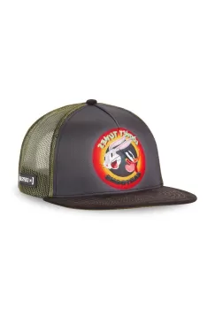 Capslab sapca Looney Tunes culoarea maro, cu imprimeu imagine