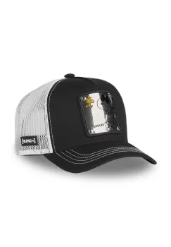 Capslab sapca The Peanuts culoarea negru, cu imprimeu imagine