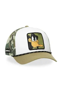 Capslab sapca x Looney Tunes culoarea verde, cu imprimeu, CL/LOO11/1/PCT/CAM imagine