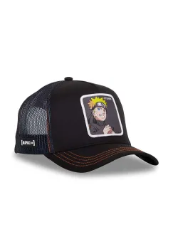 Capslab sapca x Naruto culoarea negru, cu imprimeu, CL/NS3/1/PCT/GRP imagine
