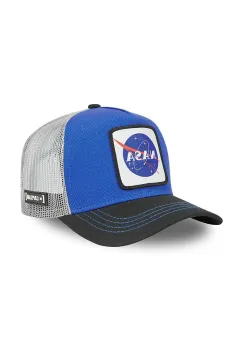 Capslab sapca x Nasa X Nasa , culoarea alb, cu imprimeu imagine