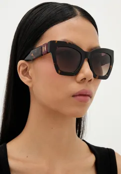 Carolina Herrera ochelari de soare culoarea maro, HER 0327/S imagine