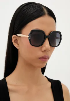 Carolina Herrera ochelari de soare culoarea negru, HER 0347/S imagine