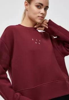 Casall bluza femei, culoarea bordo, cu imprimeu imagine