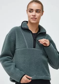 Casall bluza femei, culoarea verde, neted imagine
