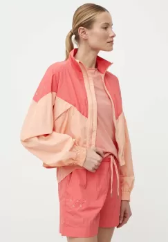 Casall geaca sport Color Block culoarea portocaliu, de tranzitie, oversize imagine