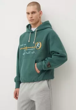 Champion bluza barbati, culoarea verde, cu gluga, cu imprimeu, 219997 imagine