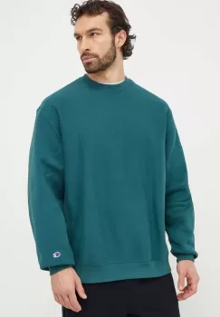 Champion bluza barbati, culoarea verde, neted imagine