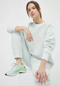 Champion bluza femei, culoarea verde, neted imagine