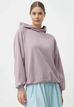 Champion bluza femei, culoarea violet, cu gluga, neted, E10001 imagine