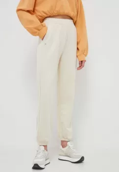 Champion pantaloni de trening culoarea bej, neted imagine