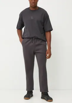 Champion pantaloni de trening culoarea gri, neted, 220424 imagine
