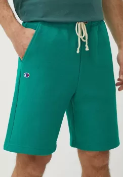Champion pantaloni scurti barbati, culoarea verde, 219636 imagine