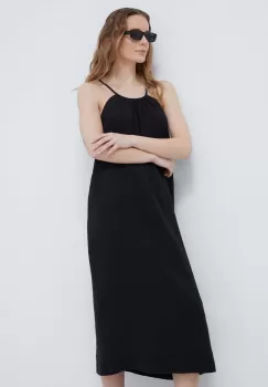 Chantelle rochie de plaja din bumbac culoarea negru imagine