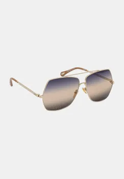 Chloe ochelari de soare culoarea auriu, CH0278S imagine