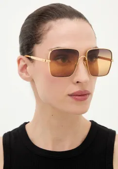 Chloe ochelari de soare culoarea auriu, CH0324S imagine