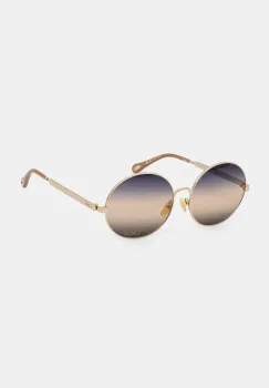Chloe ochelari de soare femei, culoarea auriu, CH0281S imagine