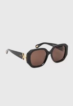 Chloe ochelari de soare femei, culoarea negru, CH0236S imagine