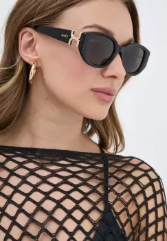 Chloe ochelari de soare femei, culoarea negru, CH0237SK imagine