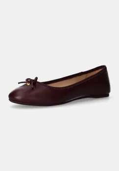 Coach balerini de piele Abigail culoarea bordo, CS066 imagine