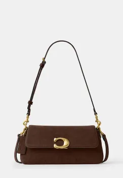 Coach geanta crossbody pentru femei, din piele intoarsa Suade Jet Shoulder Bag imagine