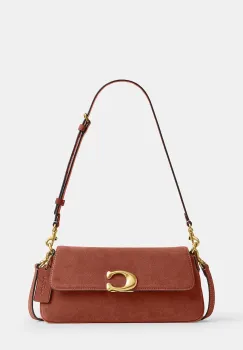 Coach geanta crossbody pentru femei, din piele intoarsa Suade Jet Shoulder Bag imagine