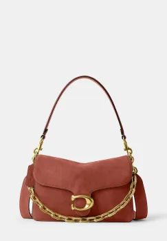 Coach geanta de femei din piele intoarsa Suade Chain Tabby Shoulder Bag imagine