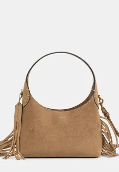 Coach geanta de mana din piele intoarsa Brooklyn culoarea verde, CAL96 imagine