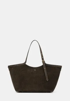 Coach geanta de mana din piele intoarsa Gramercy culoarea maro, CBN47 imagine