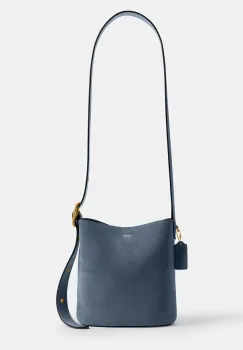 Coach geanta de mana din piele intoarsa Suede Bleecker Bucket 21 CCW84 imagine