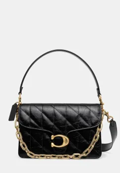 Coach geanta de piele Chain Tabby Shoulder Bag With Quilting imagine