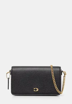 Coach geanta de piele Mila Crossbody Bag With Signature Canvas imagine