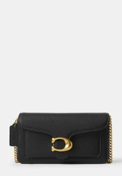 Coach geanta de piele Tabby 19 culoarea negru, CBF14 imagine