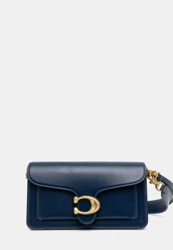 Coach geanta de piele Tabby culoarea bleumarin, CAM81 imagine