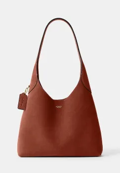 Coach geanta pentru femei piele intoarsa Brooklyn Shoulder Bag 28 imagine