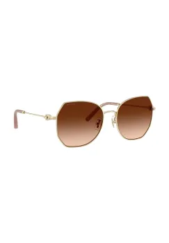 Coach ochelari de soare femei, culoarea galben, 0HC7175 imagine