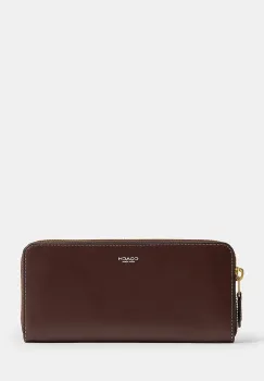 Coach portofel pentru femei din piele Accordion Zip imagine