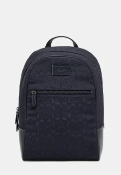 Coach rucsac barbati, culoarea bleumarin, mare, cu imprimeu, CAK98 imagine