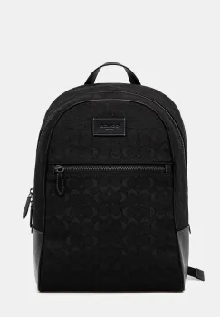 Coach rucsac barbati, culoarea negru, mare, cu imprimeu, CAK98 imagine
